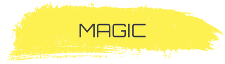 Banner of the "Checks" on a bright yellow brushstroke