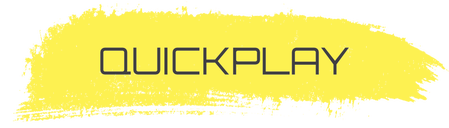 Banner of the "Checks" on a bright yellow brushstroke
